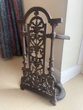 Antique ? Victorian ? Vintage  Cast Iron Stick Stand Umbrella Stand