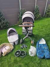 Stokke Xplory V6, pushchair, carrycot and accessories in perfect condition.