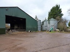 Photo 6x4 Modern barn and feed