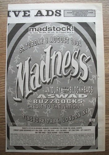 Madness buzzcocks tour date - , /