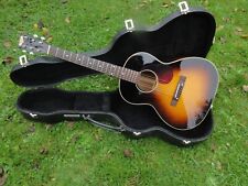 Ozark Deluxe 'Solid Wood' Parlour Acoustic Guitar & Hard Case - Grover Tuners
