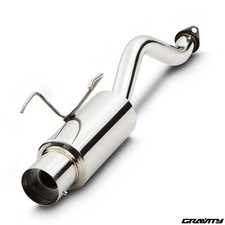 STAINLESS EXHAUST BACK BOX FOR HONDA CIVIC HATCHBACK EG EK 3DR VTEC D16 B16