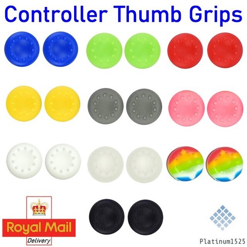 Rubber thumb stick grips - rubber,