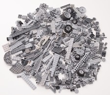 Lego Half a Kilo Grey Bricks and Pieces 500g Mixed Bundle Genuine Parts