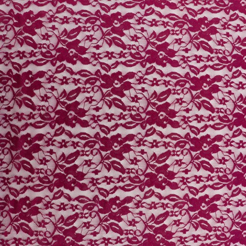 Wine floral lace fabric sheer - wine,