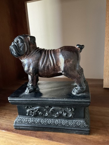 Bulldog ornament statue - ornament, 6”