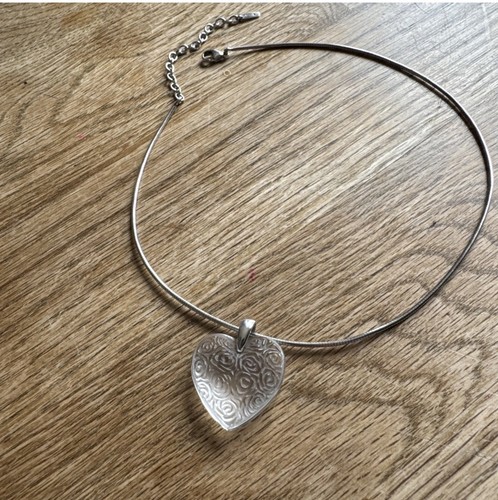 Lalique heart pendant perfect - lalique,