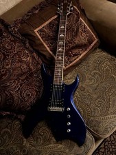 BC Rich Bich 650JE Electric Guitar Blue Metallic High-Output
