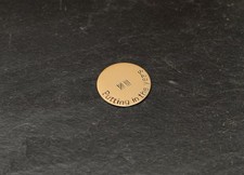 bronze golf ball marker for