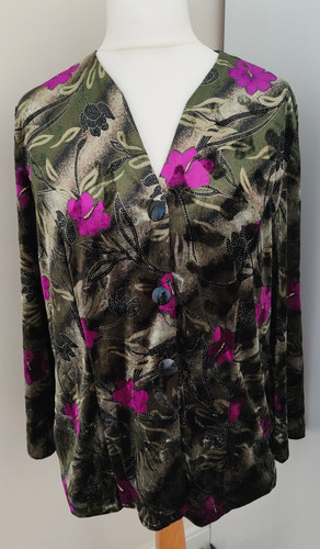 Vintage carolin green pink - vintage,