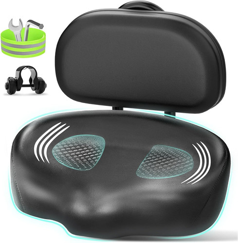 Noseless wide bike seat - bike,