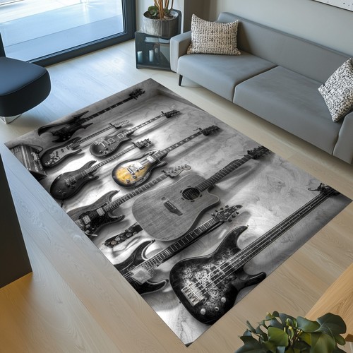 Guitar rug - rug,, art