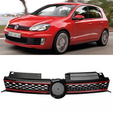 Front Bumper Grille Main Centre Radiator Upper Top For VW Golf Mk6 GTI 2010-2013