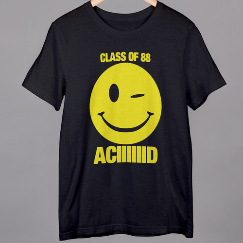 Acid house shirt - house, smiley
