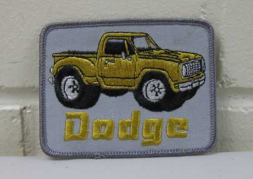 Vintage dodge yellow pickup - yellow,
