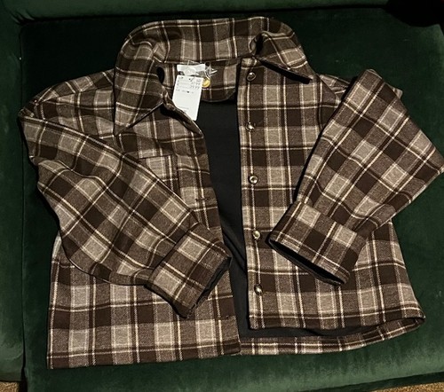 Checked brown beige dress - checked,