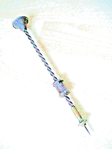 Vintage spiral push - vintage, screw