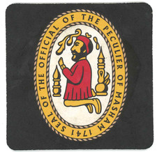 THEAKSTONS BREWERY beer mat