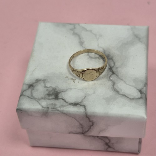Vintage 9ct yellow gold - vintage,