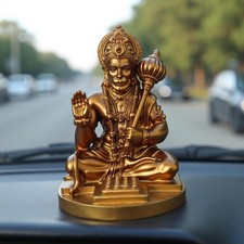 Hanuman Idol Car Dashboard