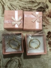 2x Women Anxiety Worry Fidget Ball Ring Meditation Spinner Ring Adjustable