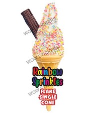 Ice cream van sticker Rainbow