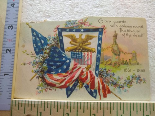 Postcard memorial decoration - memorial,
