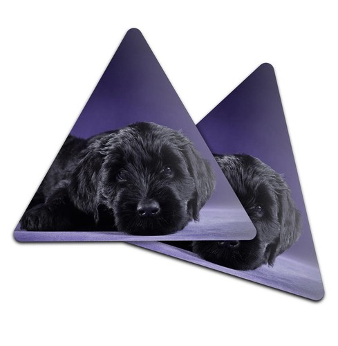 Triangle coaster black - coaster,