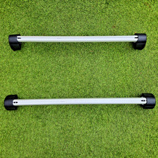 Genuine Vauxhall Zafira B Roof Cross Bars for Raised Rails 2005 to 2014 2x Keys