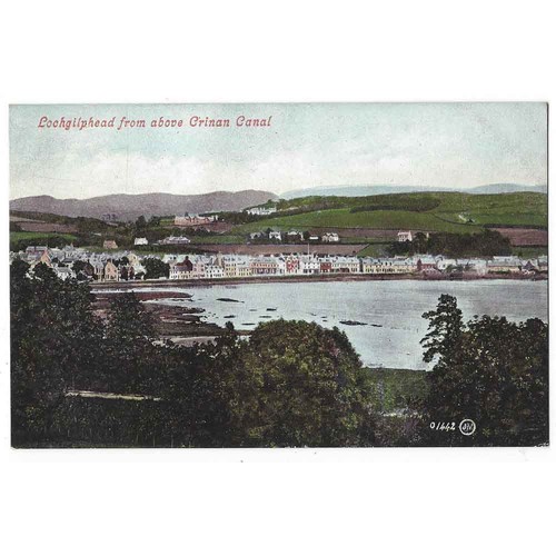 Lochgilphead from above crinan - lochgilphead,