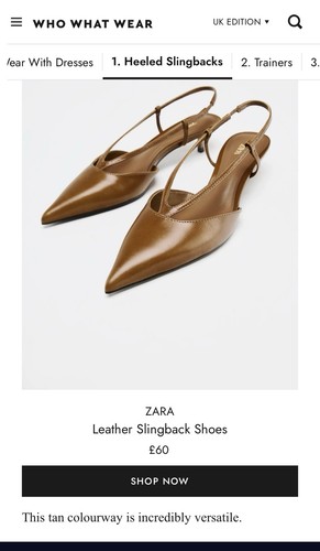 Zara tan brown leather - zara,