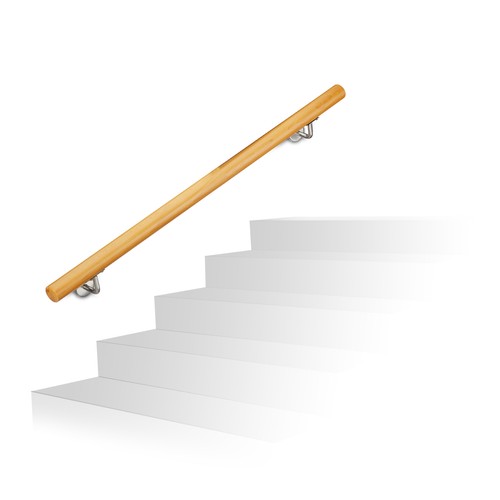 Wooden handrail beech banister - wooden,