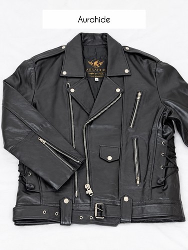 Men black genuine leather - genuine,