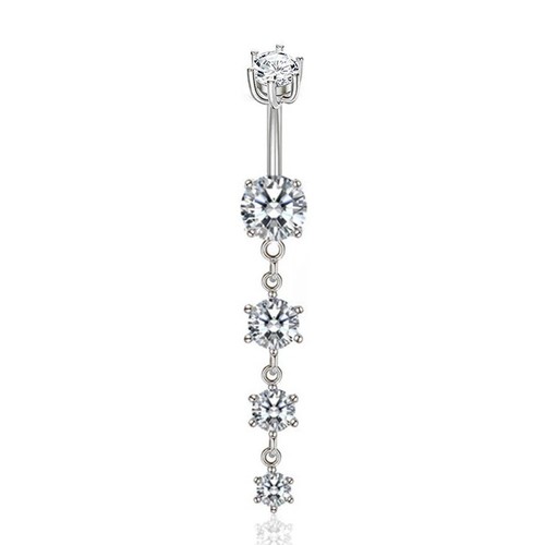 Belly bars button piercing bar - belly,