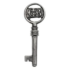 Scarce CARL BECHSTEIN Piano Lock Key 2⅛" Small Script Logo Antique Key ref.k767