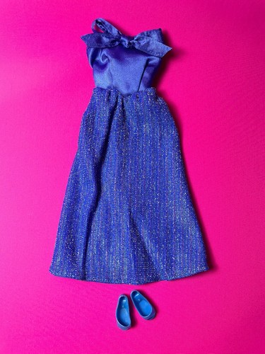 Royal blue glitter - , satin