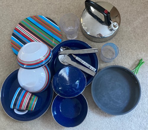Camping cook picnic tableware - camping,