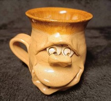 Vintage ugly mug 3d moulded
