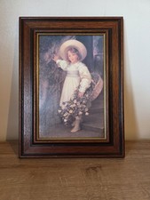 Harebells Guyson by Sigismund Goetze(b.1886) wooden framed picture.