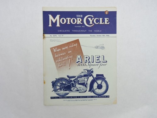 Oct 1946 the motorcycle - 10,