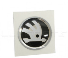 NEW GENUINE SKODA OCTAVIA FABIA SUPERB KEY FOB REMOTE LOGO EMBLEM 3T0837891A