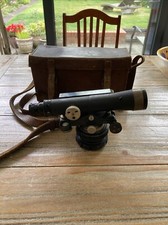 Vintage ER Watts And Sons Theodolite 19089 With Leather Case