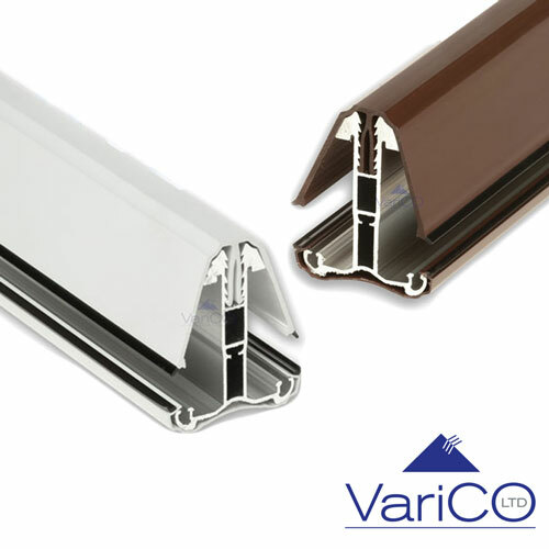 Glazing bar for - glazing, polycarbonate