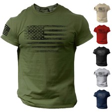 USA Distressed Flag Men T