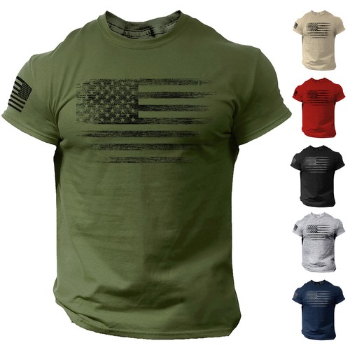 Usa distressed flag men - distressed,