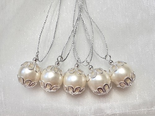 Mini pearl bauble - set, |