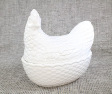 Vintage White Ceramic Egg