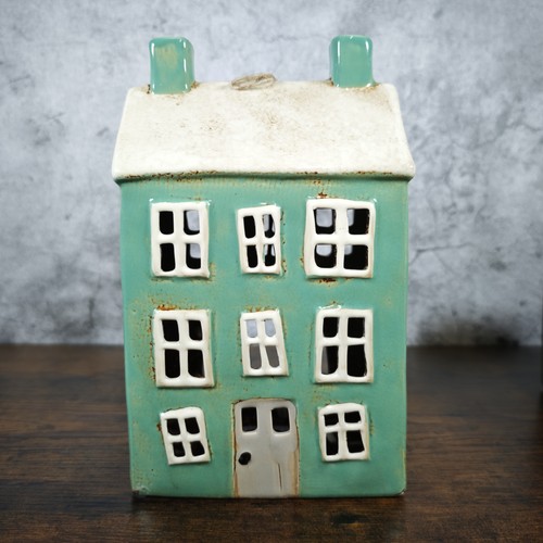 Village pottery large green - large,