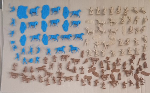 Airfix cowboys indians - ho, oo