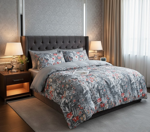 Floral duvet cover luxury - floral,